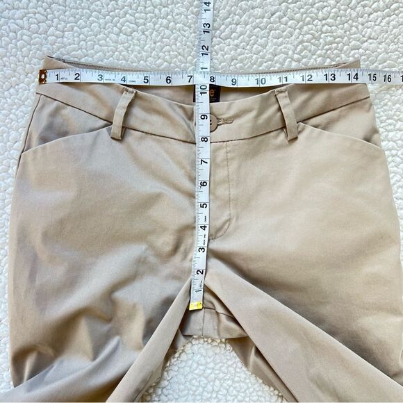 Lee Wrinkle Free Classic Fit Tan Straight Leg Chino Career Casual Pants Size 4P - Picture 5 of 11